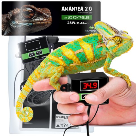 Terrario Amantea 2.0 28W - mata grzewcza z termostatem Terrario