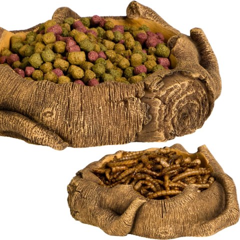 Terrario Rustic Wood Bowl - Miska do Terrarium 12x12x3,5 cm Terrario