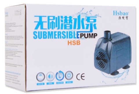 Hsbao FHSB-450 - pompa fontannowa z dyszą 450l/h Hsbao