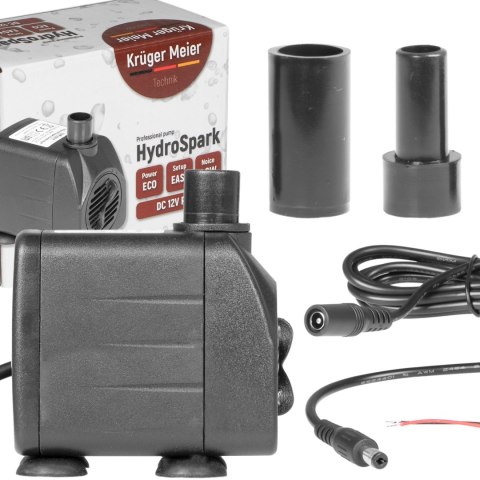 Kruger Meier HydroSpark All Connect - pompa wody 1500l/h 12V i 230V Kruger Meier