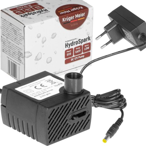 Kruger Meier HydroSpark All Connect - pompa wody 220l/h 12V i 230V Kruger Meier