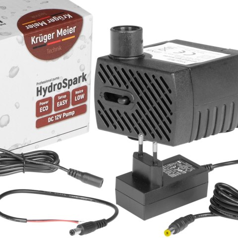 Kruger Meier HydroSpark All Connect - pompa wody 300l/h 12V i 230V Kruger Meier