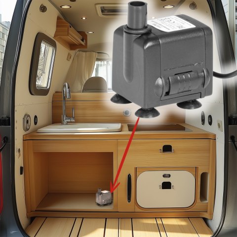 Kruger Meier HydroSpark All Connect - pompa wody 450l/h 12V i 230V Kruger Meier
