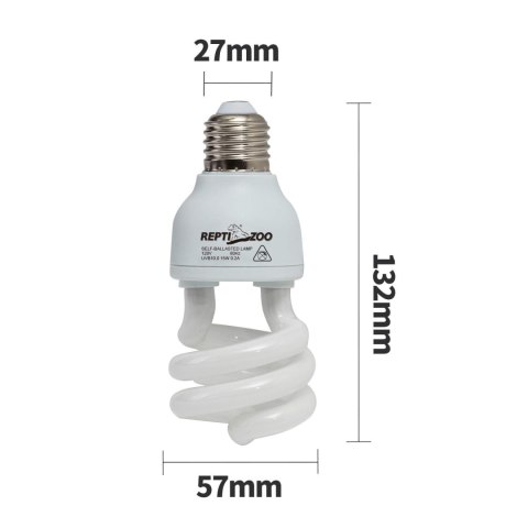 Repti-Zoo Tropical Lamp 5.0 UVB 26W - Żarówka e27 Repti-Zoo