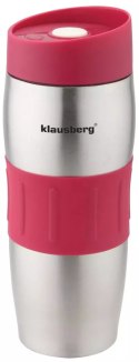 Kubek termiczny stal, różne kolory 380ml klausberg