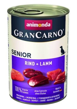 Animonda GranCarno Senior Wołowina I Jagnięcina 400g Animonda