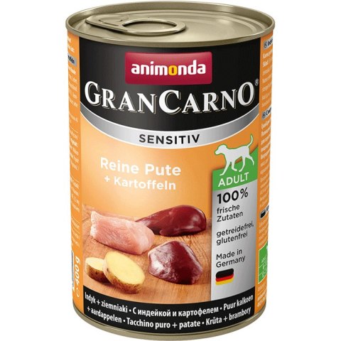 Animonda GranCarno Sensitiv Adult Dog Indyk I Ziemniaki 400g Animonda