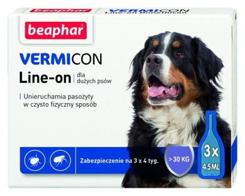 BEAPHAR VERMICON Line-on Pies L Powyżej 30kg 3x4,5ml BEAPHAR
