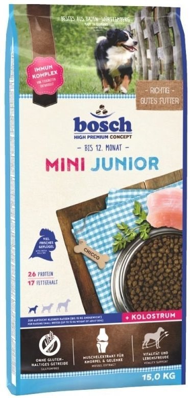 BOSCH Mini Junior Drób 15kg Bosch