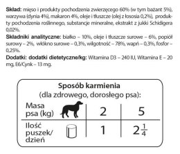 Dolina Noteci Premium Dla Psów Małych Ras Z Bażantem, Dynią I Makaronem 185g Dolina Noteci