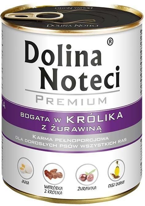 Dolina Noteci Premium Królik Z Żurawiną 800g Dolina Noteci