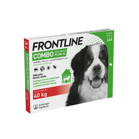 FRONTLINE Combo Spot-On Dla Psów 3x4,02ml Frontline (Boehringer Ingelheim)