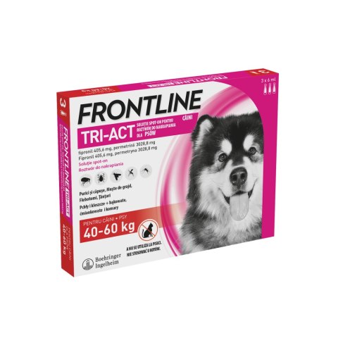 FRONTLINE Tri-Act Dla Psów 3x6ml Frontline (Boehringer Ingelheim)