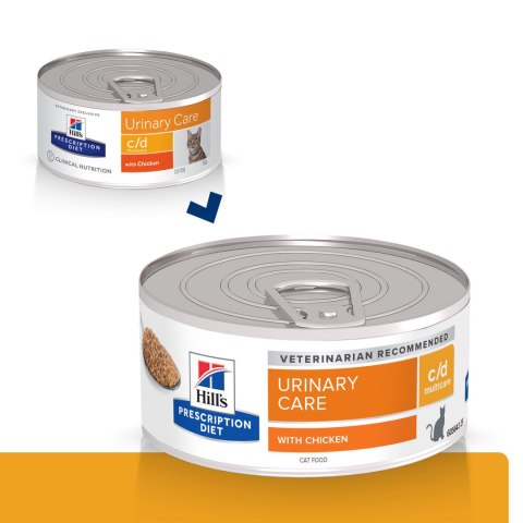 Hill's Prescription Diet c/d Multicare Feline Chicken 156g Hills