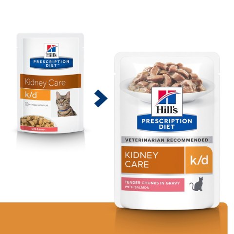 Hill's Prescription Diet k/d Feline Salmon 85g Hills