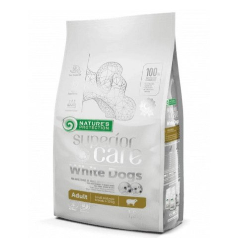 Nature's Protection Superior Care White Dogs Adult Small Breeds With Lamb 10kg Nature's Protection