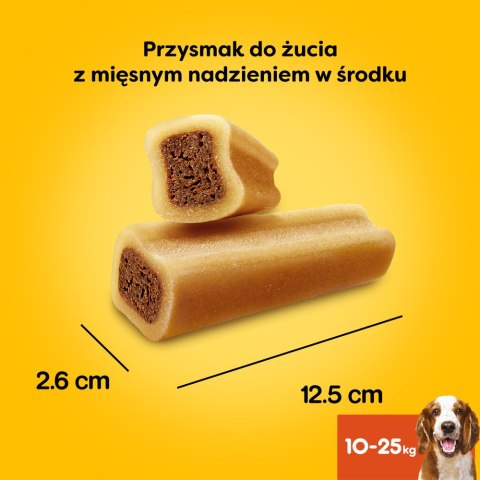 Pedigree Jumbone Przysmak Dla Dorosłych Psów Średniej Wielkości Z Wołowiną 180g Pedigree