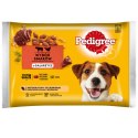 Pedigree Mokra Karma Dla Dorosłych Psów W Galaretce (Z Wołowiną, Z Drobiem) 4x100g Pedigree