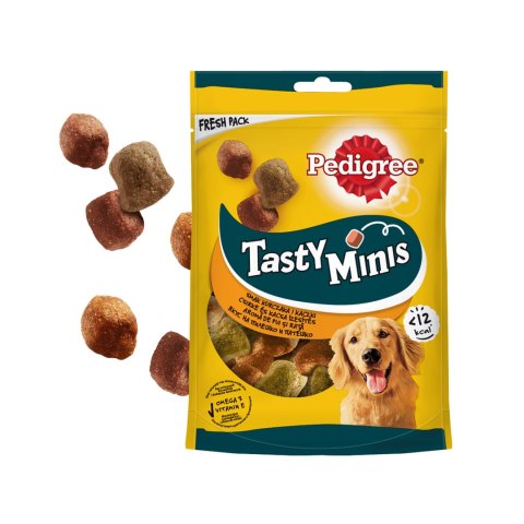 Pedigree Tasty Bites Chewy Cubes Przysmak Dla Psów Z Kurczakiem I Kaczką 130g Pedigree