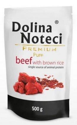 Dolina Noteci Premium Pure Wołowina Z Ryżem Brązowym 500g Dolina Noteci