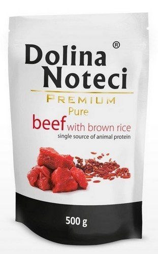 Dolina Noteci Premium Pure Wołowina Z Ryżem Brązowym 500g Dolina Noteci