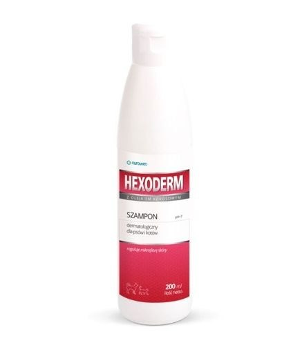 Eurowet Szampon Hexoderm 200ml Eurowet