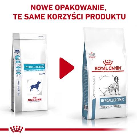 ROYAL CANIN Hypoallergenic Moderate Calorie 14kg Royal Canin weterynaria