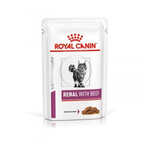 ROYAL CANIN Renal With Beef 12x85g Royal Canin weterynaria