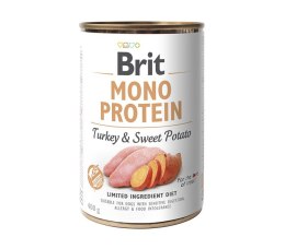Brit Mono Protein Z Indykiem I Słodkimi Ziemniakami 400g Brit