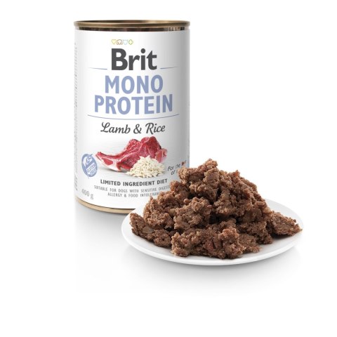 Brit Mono Protein Z Jagnięciną I Ryżem 400g Brit