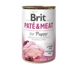 Brit Pate & Meat Puppy Kurczak Z Indykiem 400g Brit