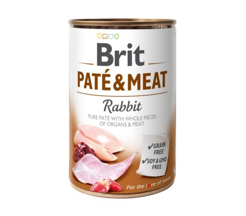 Brit Pate & Meat Z Królikiem 400g Brit