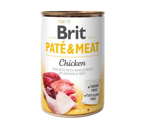 Brit Pate & Meat Z Kurczakiem 400g Brit