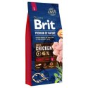 Brit Premium By Nature Adult L Z Kurczakiem 15kg Brit