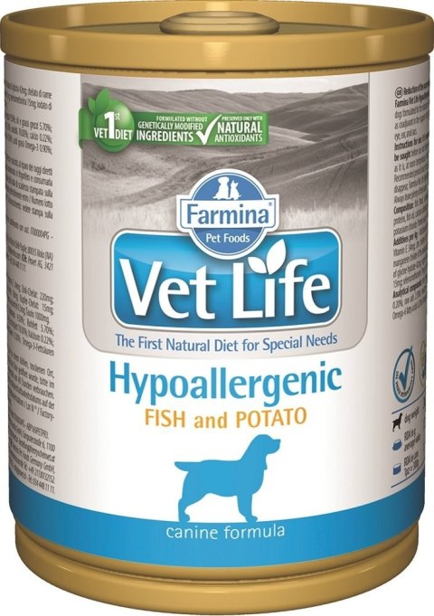 Farmina Vet Life Canine Hypoallergenic Fish&Potato 300g Farmina