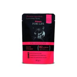 Fitmin Cat For Life Adult Beef 85g Fitmin