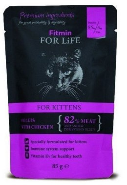 Fitmin Cat For Life Kitten Chicken 85g Fitmin