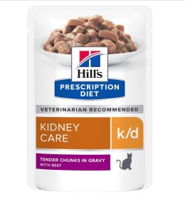 Hill's PD Prescription Diet Feline k/d Kidney Care Wołowina 85g Hills