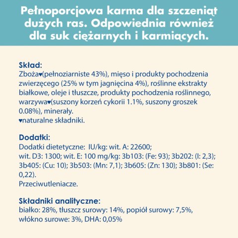 Purina Dog Chow Puppy Z Jagnięciną 14kg Purina Dog Chow