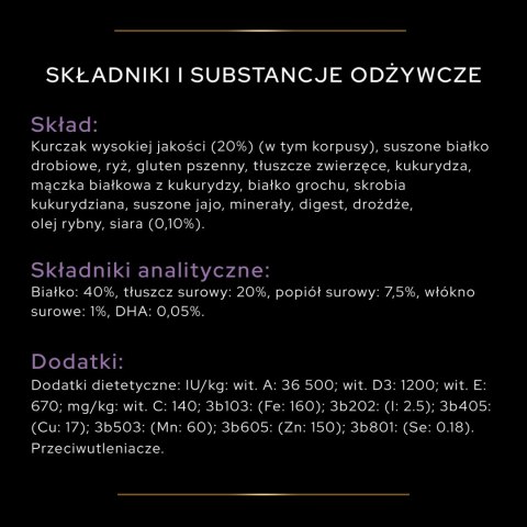 Purina Pro Plan Original Kitten Kurczak Z Ryżem 1,5kg Purina Pro Plan
