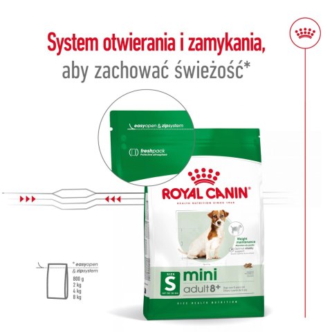 ROYAL CANIN Mini Adult 8+ 2kg Royal Canin