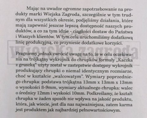 Wiejska Zagroda Kaczka Z Gruszką 2kg Wiejska Zagroda