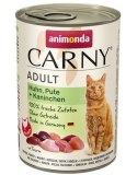 Animonda Cat Carny Adult Kurczak, Indyk I Królik 400g Animonda