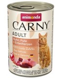 Animonda Cat Carny Adult Kurczak, Indyk I Serca Kaczki 400g Animonda