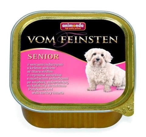 Animonda Dog Vom Feinsten Senior Serca Indyka 150g Animonda