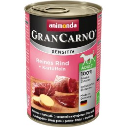 Animonda GranCarno Sensitiv Adult Dog Wołowina I Ziemniaki 400g Animonda
