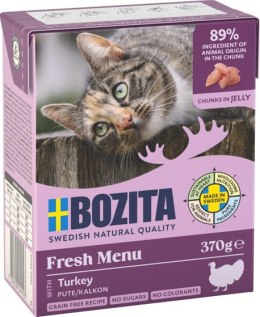 BOZITA Cat Kawałki Indyka W Galaretce 370g Bozita
