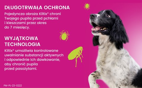 Bayer Kiltix Obroża Na Kleszcze I Pchły Dla Psa 53cm Bayer