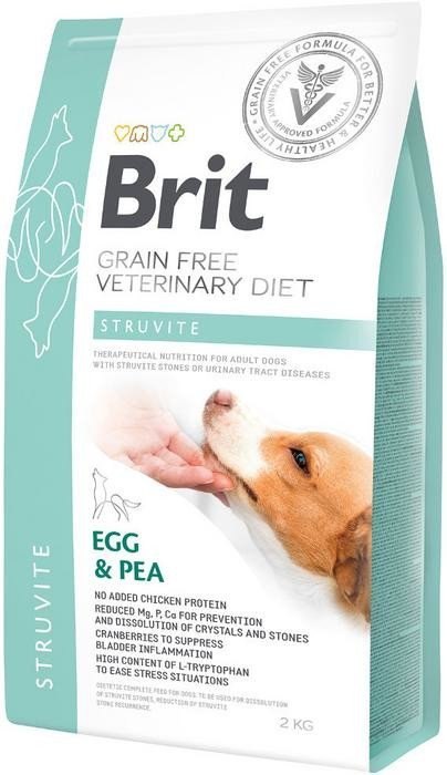 Brit Grain Free Veterinary Diet Dog Struvite Jajko Z Groszkiem 2kg Brit veterinary