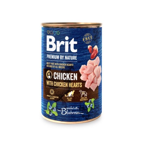 Brit Premium By Nature Chicken With Chicken Hearts 400g Brit